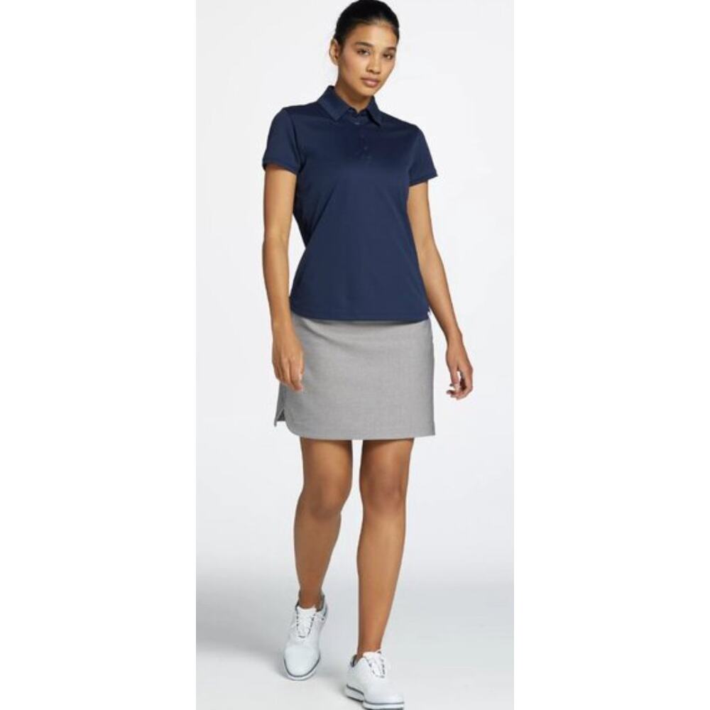Lady Hagen Women's Pique Short Sleeve Golf Polo Shirt Dark Navy XS NWT